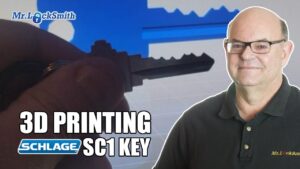 3D Printing Schlage SC1 Key Alberta AB